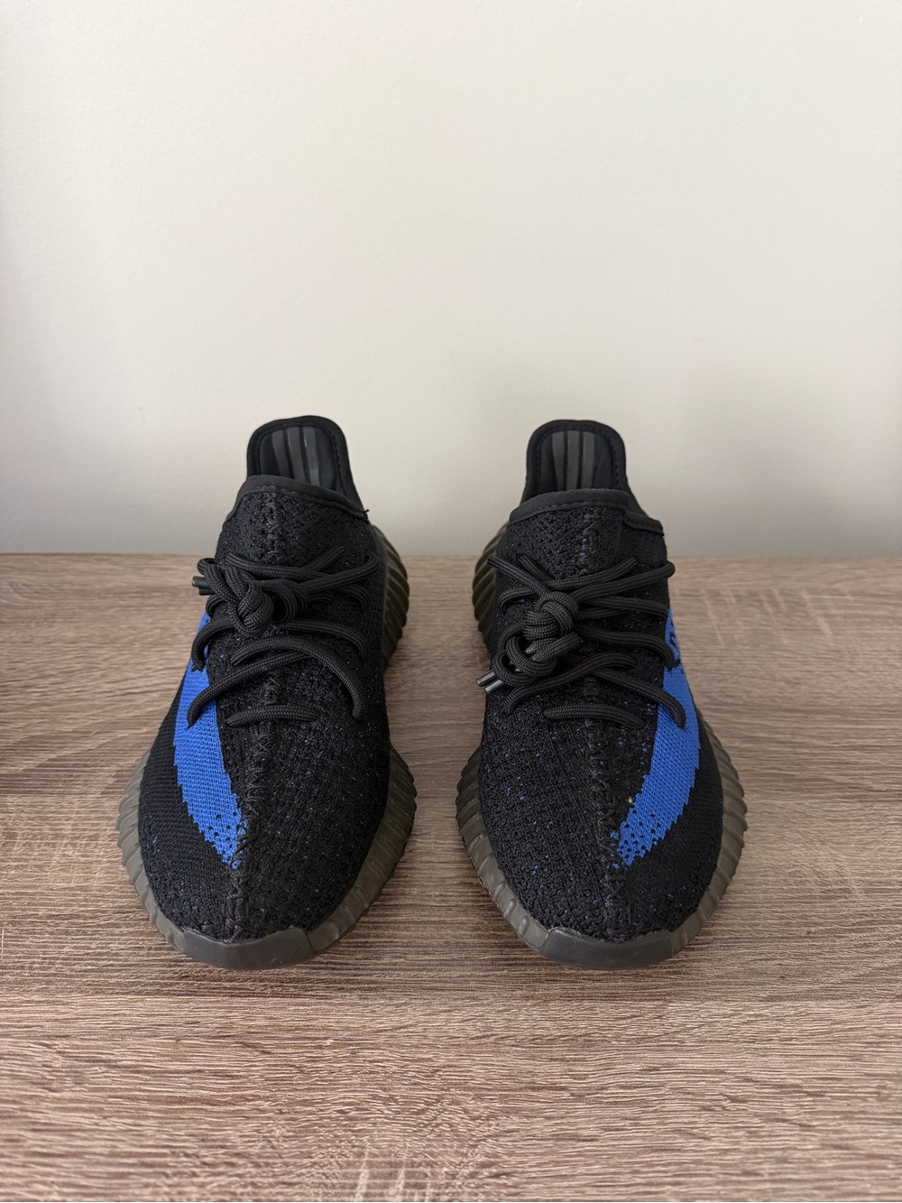 Yeezy Boost 350 V2 Black with Blue Stripe